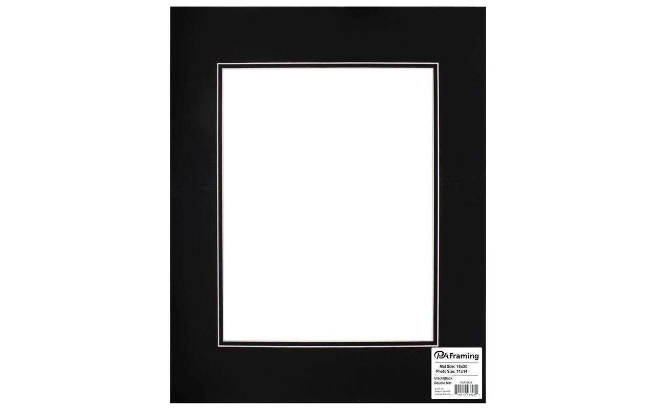 16x20 mat with 11x14 shop opening michaels